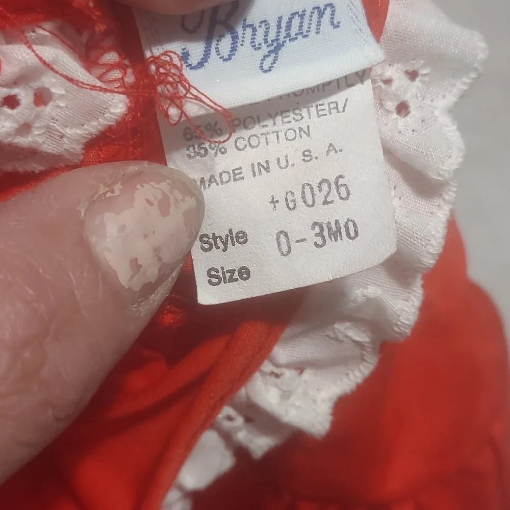 Vintage dress for baby girl size 0/3M